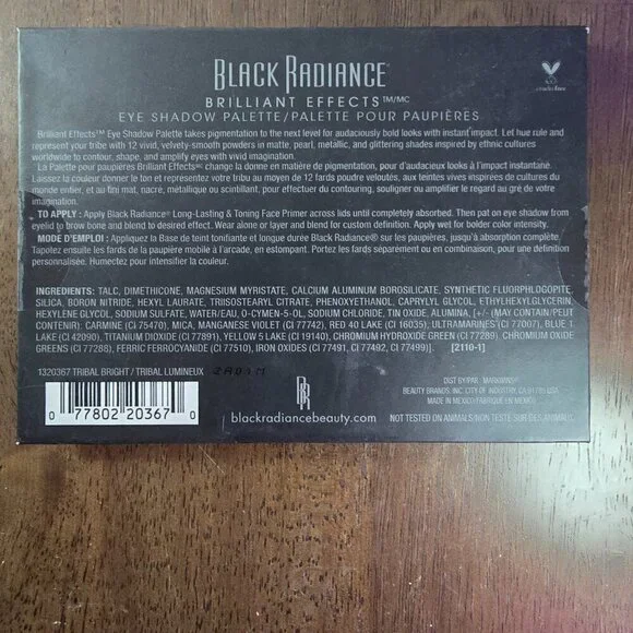 Black Radiance Shadow Palette Make it Black Limited Edition - Picture 3 of 3